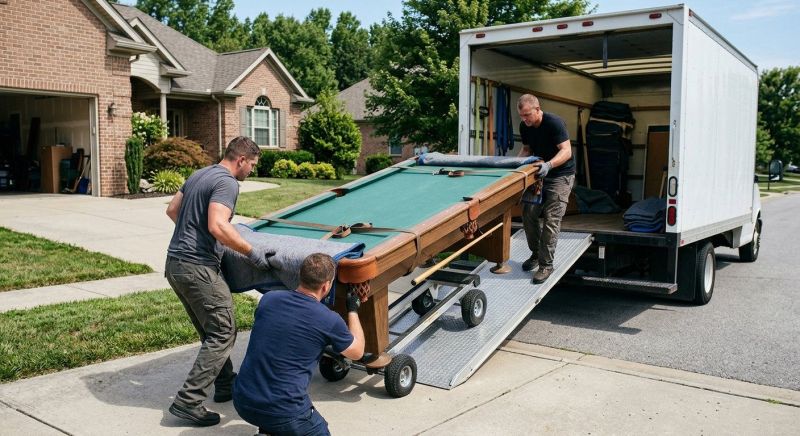 Shuffleboard Table Moving in Hickory, NC