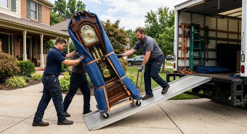 Grandfather Clock Moving in Hendersonville, NC